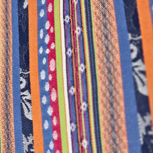 ROBERT GRAHAM Long Sleeve Button Down Shirt Large Hawaiin Multicolor Flip Cuff - Picture 8 of 13